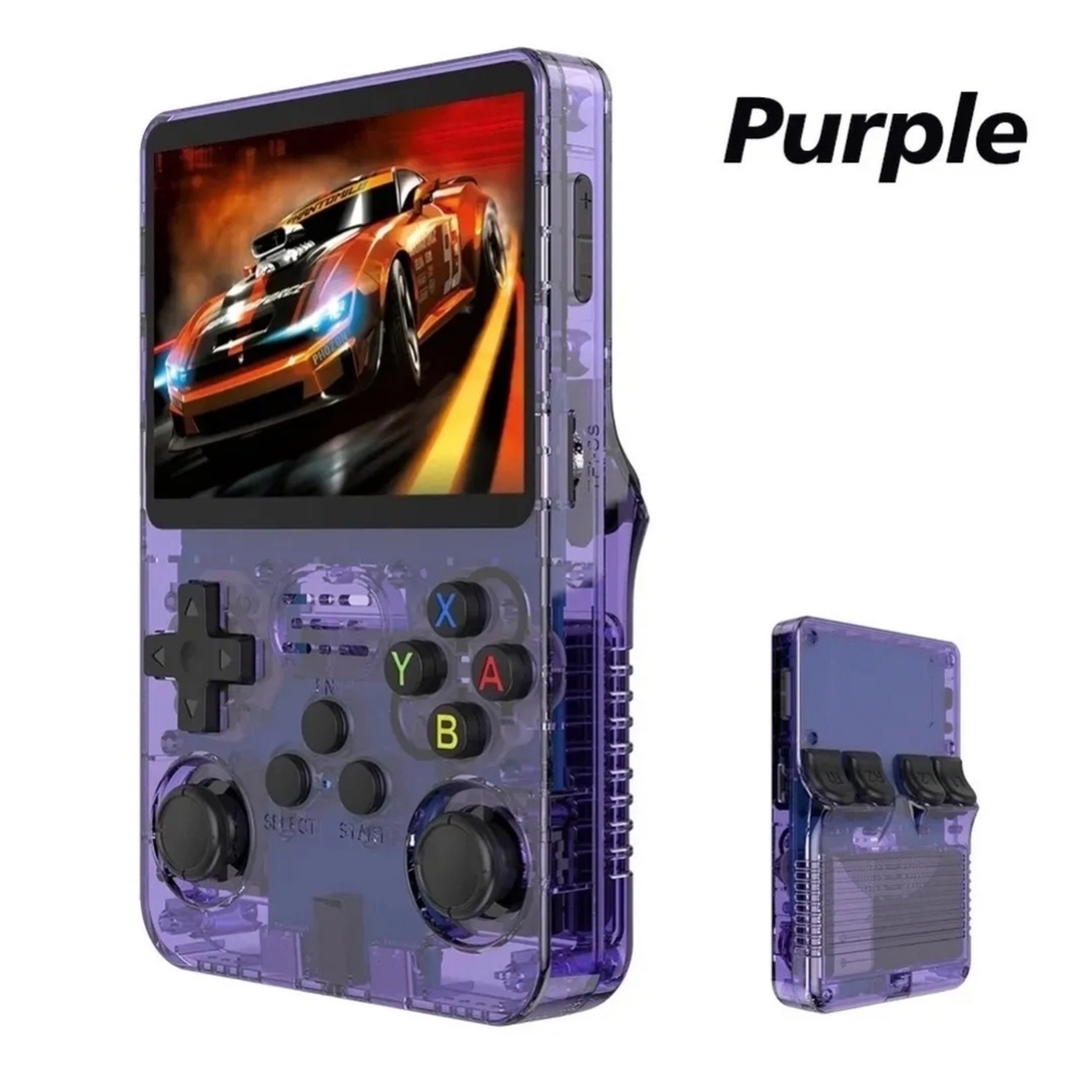 Purple Handheld Gaming Console